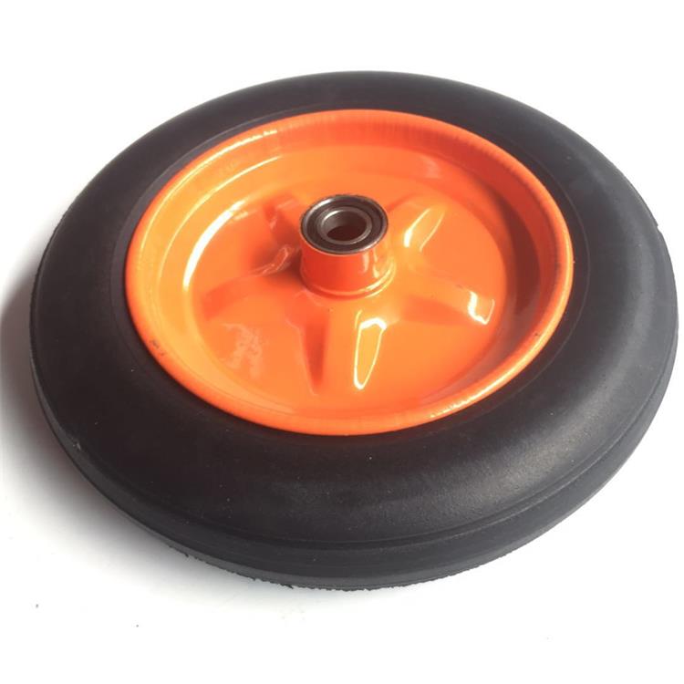 14寸实心橡胶轮胎300-8老虎车小推车独轮车免充气轮子防爆防扎