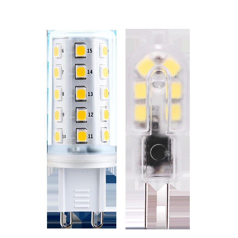 佛山照明led灯珠12V插泡4W水晶灯节能灯G9替换卤素灯泡1.5W插脚G4