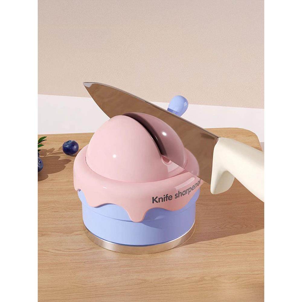 有它！刀真快！日本吸盘磨刀石家用磨菜刀剪刀专用快速磨刀神器