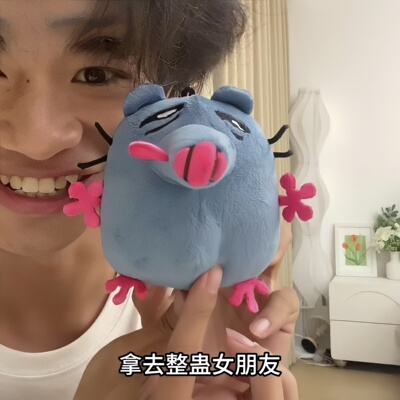 比萨塔老鼠毛绒玩具小妹妹