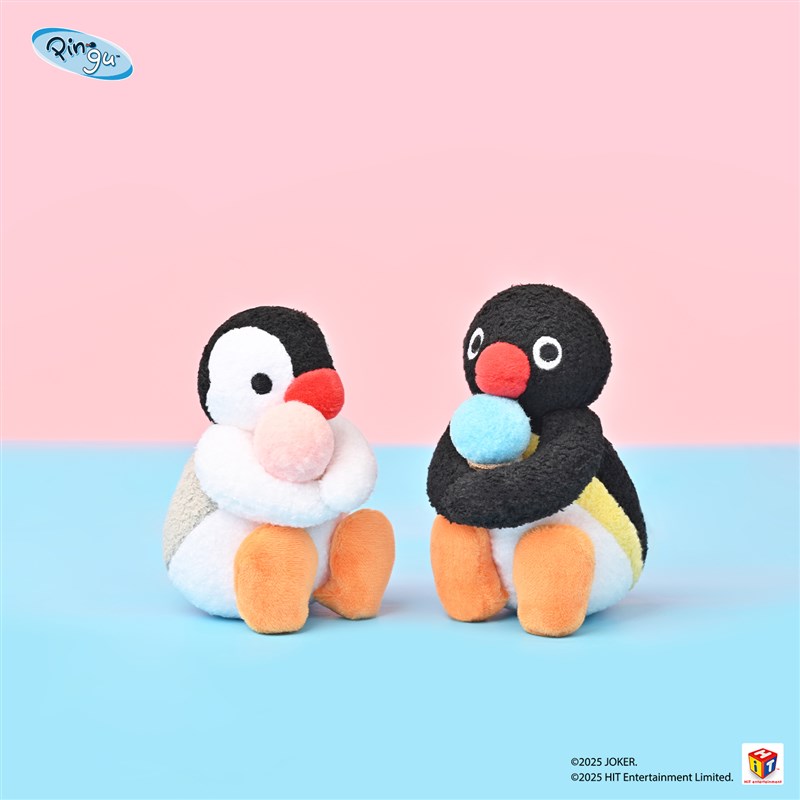 山莫pingu企鹅挂件冰淇淋巧克力草莓甜筒可爱毛绒小玩偶包包挂饰