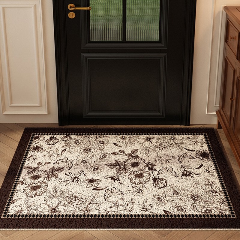 美式入户门地垫复古高级感进门口地毯丝圈防滑门厅脚垫玄关换鞋凳,居家布艺,入户地垫,淘宝优惠券,粉丝福利购,淘宝优惠卷