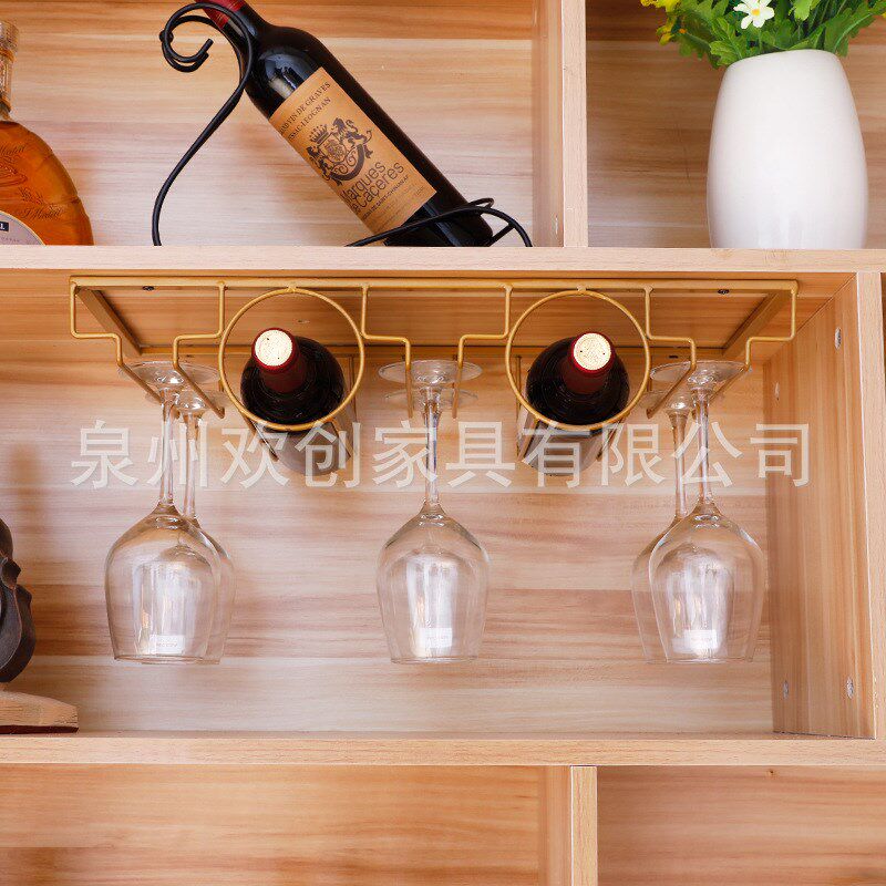 创意倒挂玻璃红酒杯架摆件葡萄酒杯架定N制水晶高脚杯沥水杯架