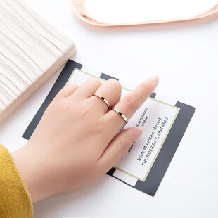 网红大码戒指胖mm大号时尚个性胖手超大适合手粗的镶钻食指戒指女