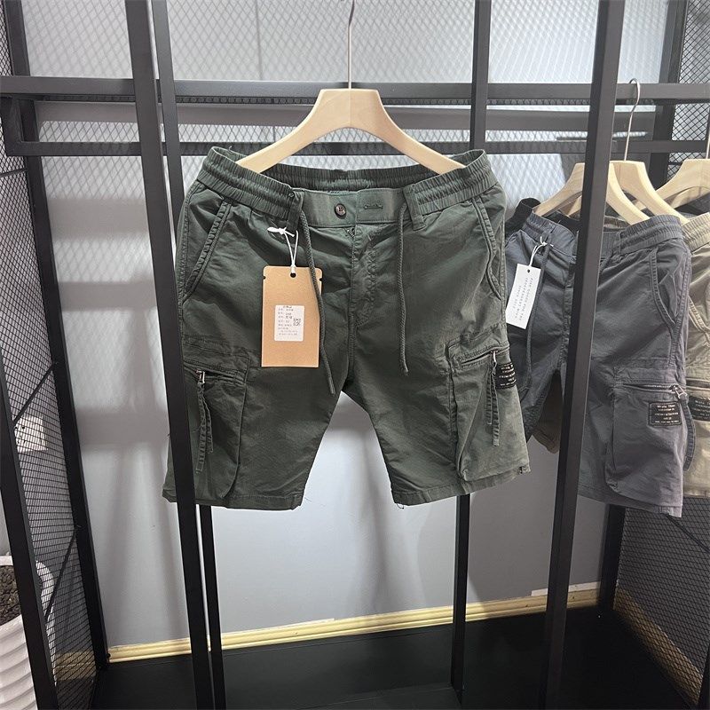 重磅!工装硬汉!夏季男士休闲复古工装短裤多口袋直筒五分裤潮,男装,休闲裤,淘宝优惠券,粉丝福利购,淘宝优惠卷