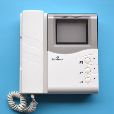 Shidean视得安黑白可视分机SD-788R12BS对讲门铃话机SD-788R12S