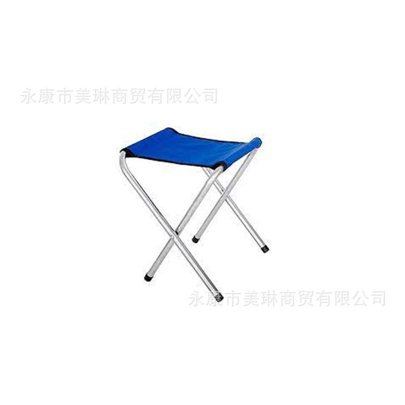 双层便携式金属靠背小板凳钓鱼马扎户外小椅子火车矮凳子轻便折叠