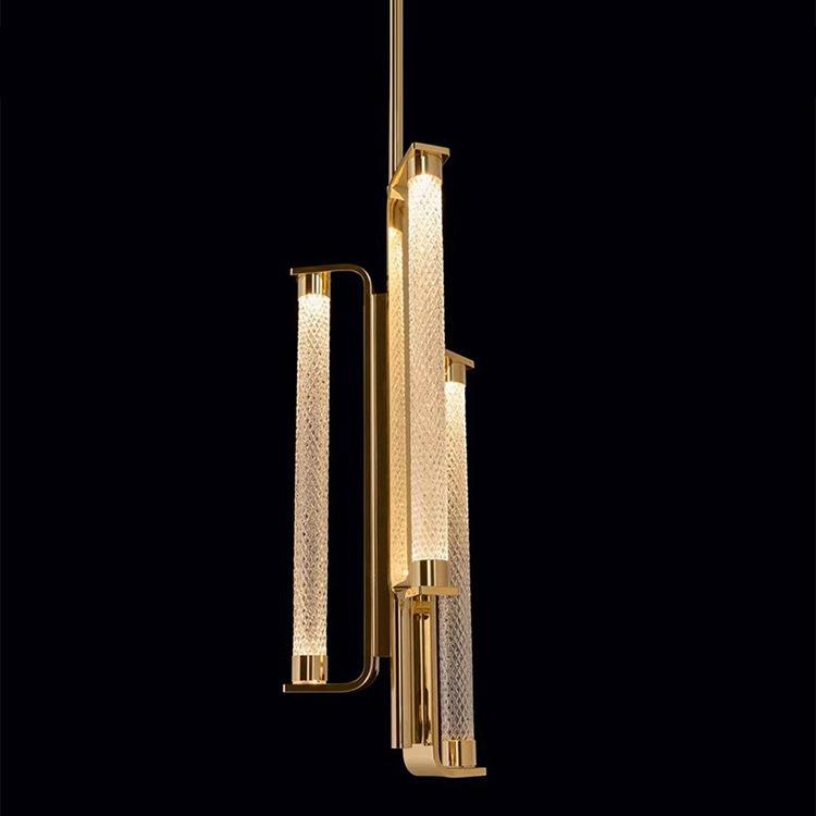 意式轻奢风格设计师卧室餐厅酒店大堂简约创意卧室床头装饰小吊灯