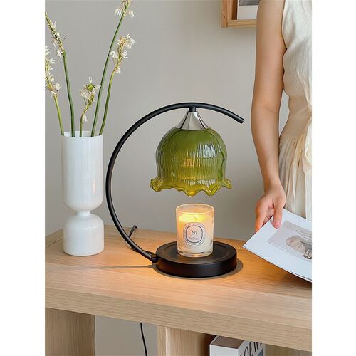 铃兰香薰灯融蜡灯融烛灯卧室床头柜氛围装饰台灯送女生生日礼物灯