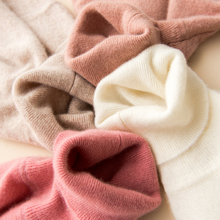 秋冬季高翻领儿童羊绒衫男童装女童宝宝毛衣套头小孩针织衫定做