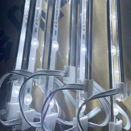 LED灯条12v广告卡布灯箱软膜天花高亮户外防水专用光源3030漫反射