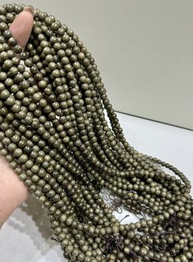 精品金丝楠阴沉木佛珠8mm108颗手链绿料手工打磨手串男女情侣款