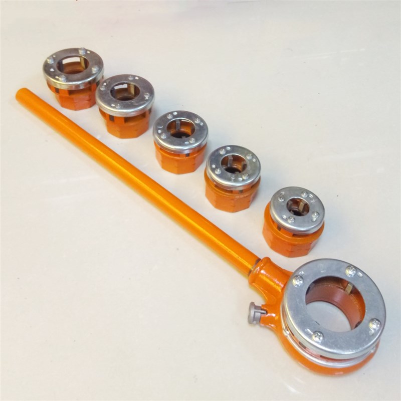 手动套丝器绞牙绞丝器铁水管铰丝铰牙工具手动铰板开丝轻便铰牙器
