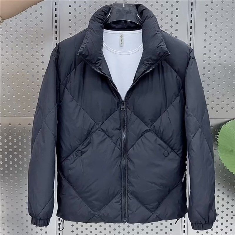 男士立领羽绒服冬季新款韩版时尚帅气个性大兜休闲潮流保暖舒适男