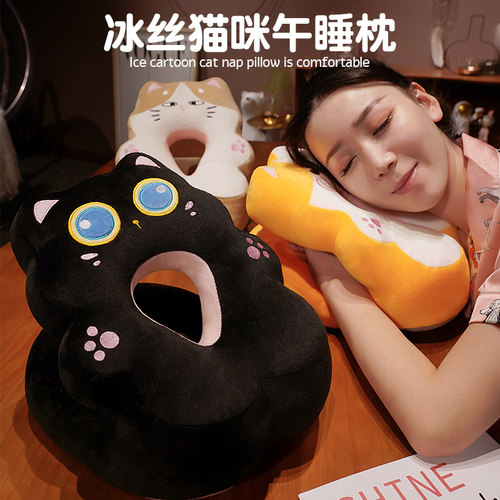 午睡枕小学生趴睡枕桌上儿童睡觉教室桌子午休趴趴抱枕学生神器夏