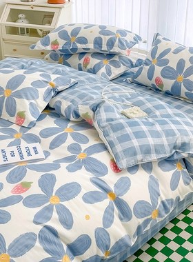 定做全棉被罩四件套260x2r20x250x230x229纯棉床笠款加大床单1.8m