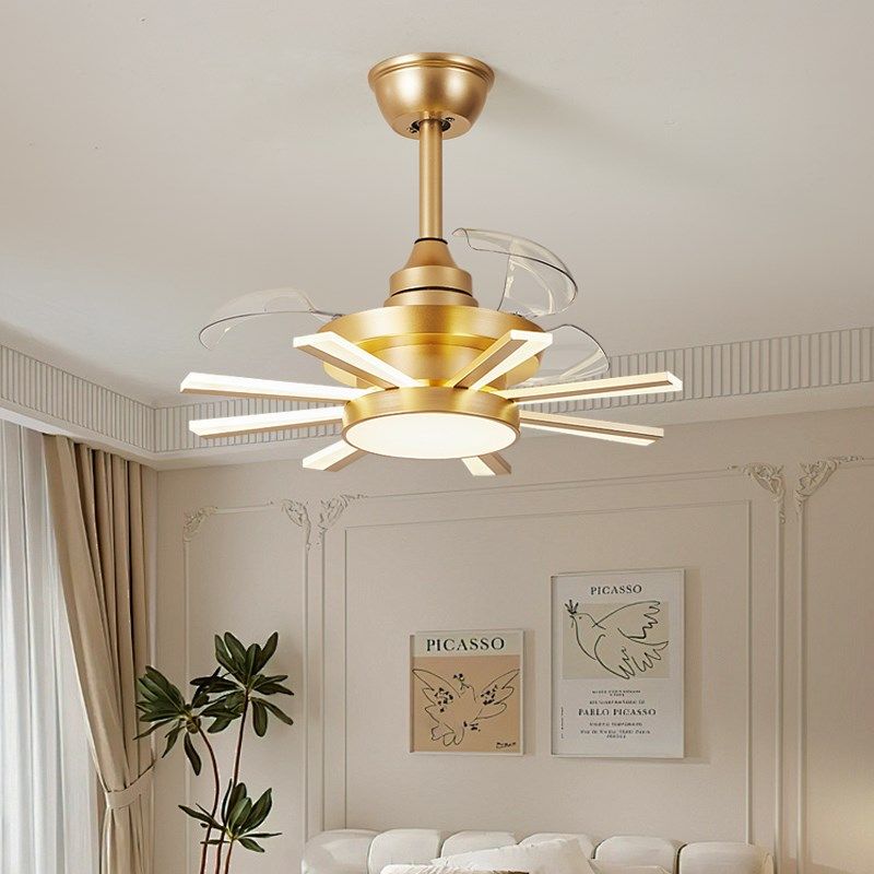 风扇灯吊扇灯2024新款餐厅现代简约一体电扇灯家用卧室带风扇吊灯,家装灯饰光源,风扇灯,淘宝优惠券,粉丝福利购,淘宝优惠卷