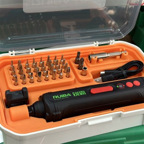 新款锐霸多功能电动螺丝刀充电式小型迷你家用螺丝批手持电动