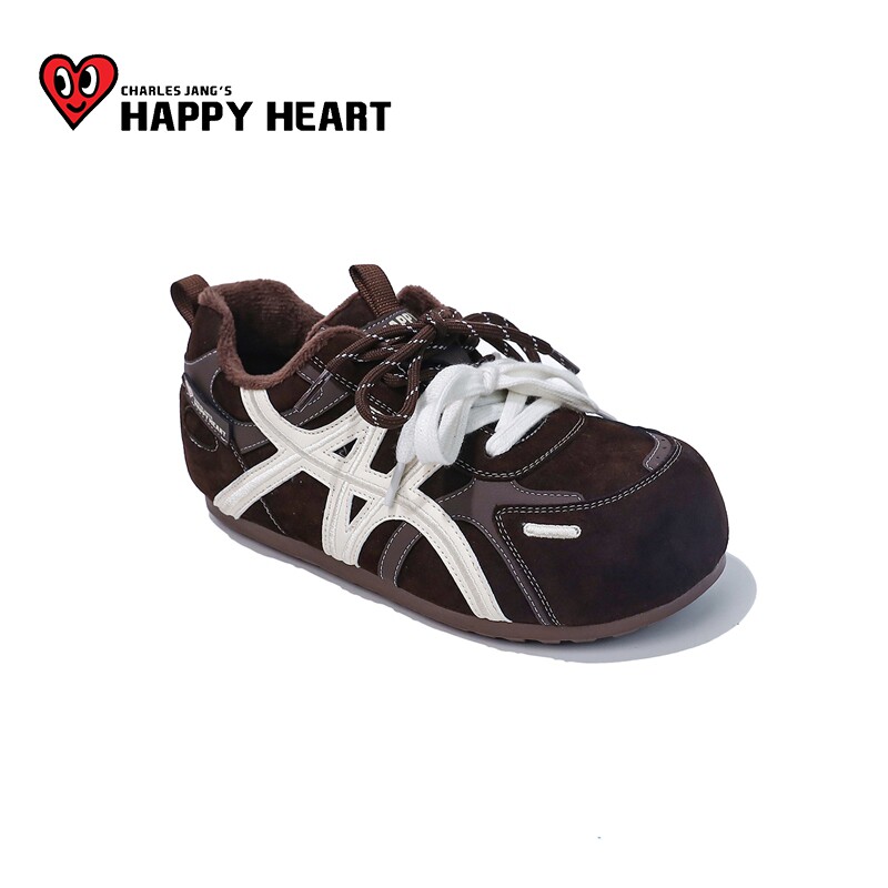 查尔斯桃心复古德训鞋