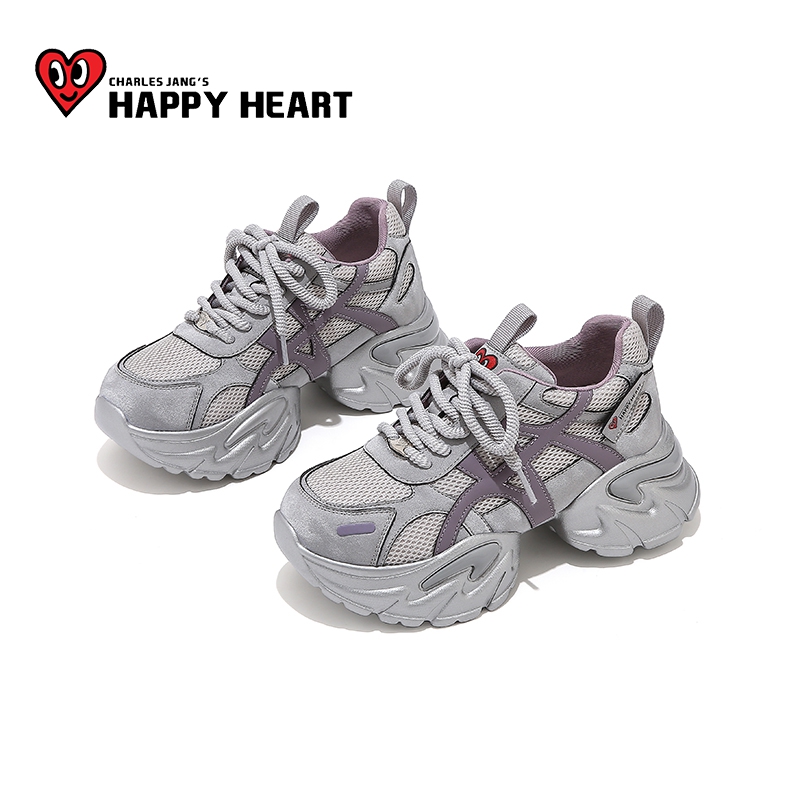 查尔斯桃心增高老爹鞋