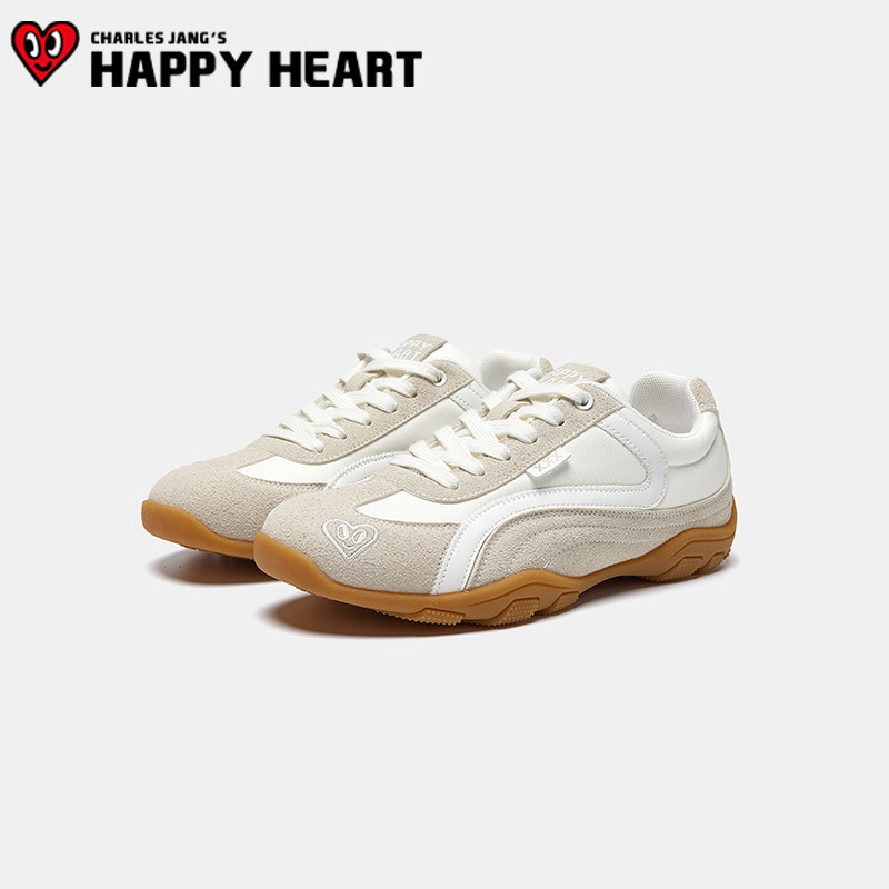 查尔斯桃休闲透气板鞋女款2025爆款时尚简约百搭拼色轻便德训鞋,女鞋,德训鞋,淘宝优惠券,粉丝福利购,淘宝优惠卷