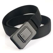 新款 风潮快拆牛仔裤 铝合金休闲插扣编织弹力松紧男士 皮带通勤个性