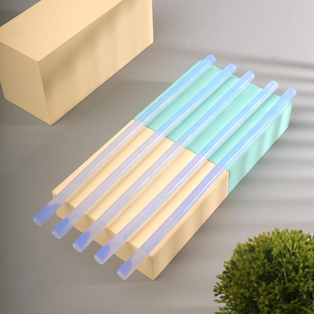 【经销】环保透明热熔胶 高粘白色透明热熔胶条 11MM热熔胶棒