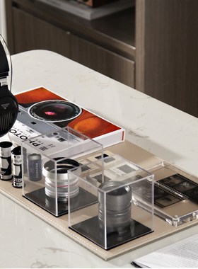 摄影音乐主题软装饰品样板房书房装饰书书桌台面摆件飘窗陈设品