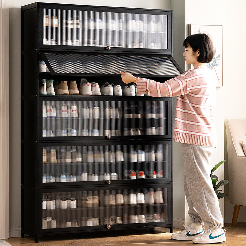 鞋柜家用门口大容量鞋架入户收纳神器省空间实木简易玄关室内多层,住宅家具,折叠/组合鞋架,淘宝优惠券,粉丝福利购,淘宝优惠卷