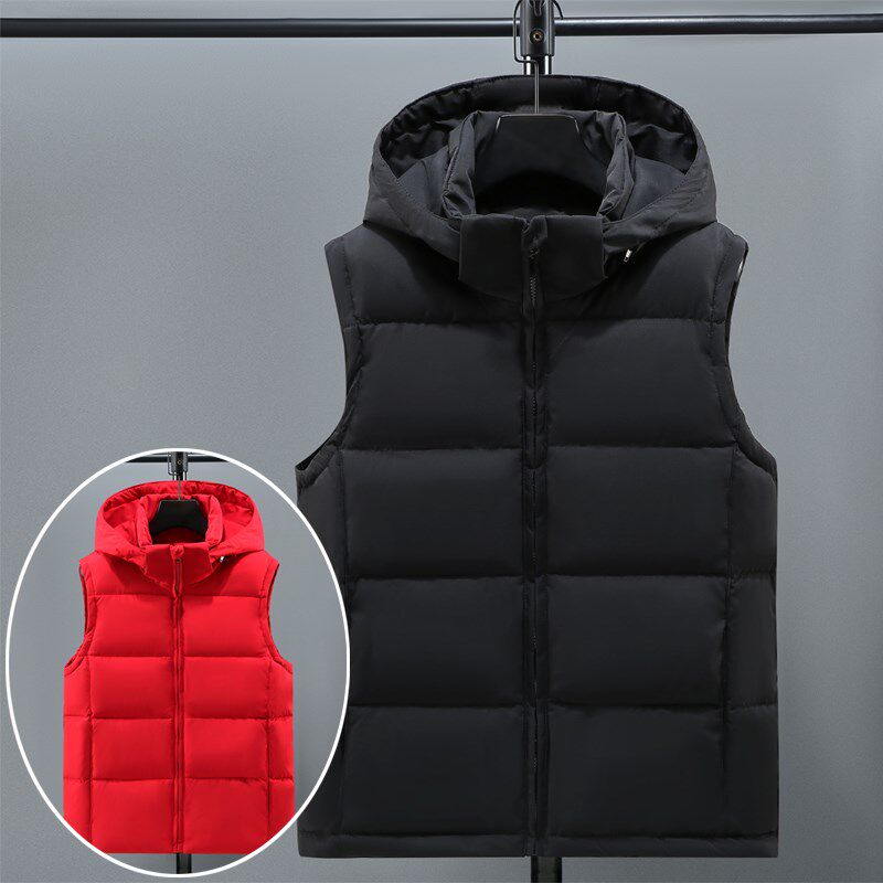 2024新款秋冬季女士大码棉马甲背心羽绒棉宽松胖mm马夹200斤坎肩