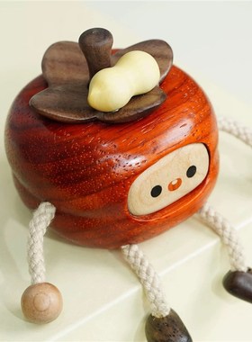 可爱小柿人桌面冰箱车内摆件