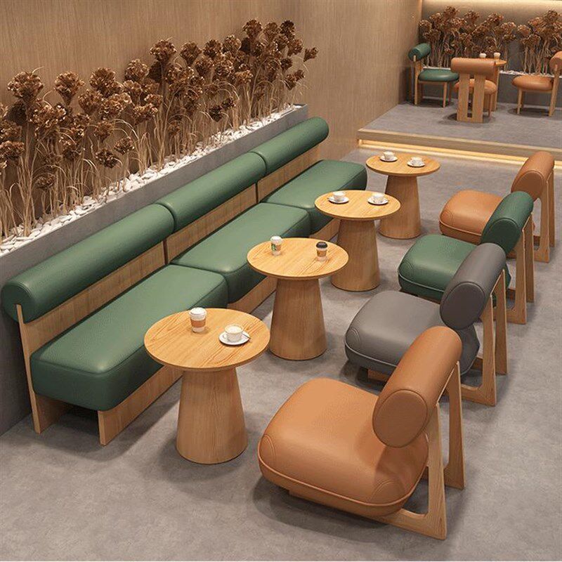 定制咖啡厅卡座沙发商务洽谈休闲桌椅商用奶茶店书吧酒吧餐饮家具,住宅家具,岩板餐桌,淘宝优惠券,粉丝福利购,淘宝优惠卷
