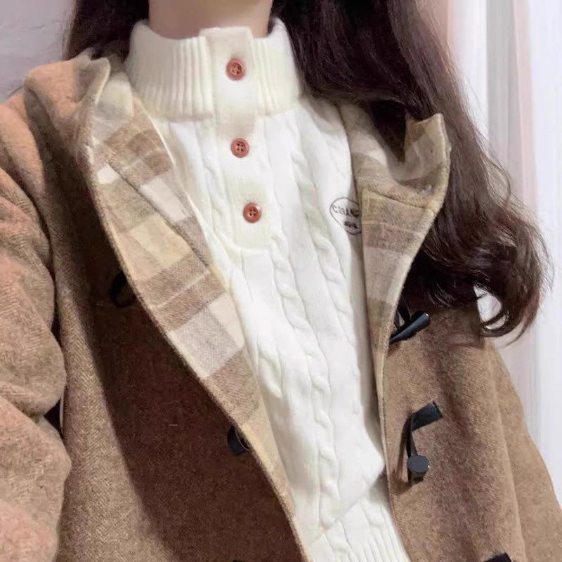 半高领毛衣女秋冬季加厚2024新款C内搭时尚洋气麻花针织打底衫上,孕妇装/孕产妇用品/营养,孕妇瑜伽背心/T恤,淘宝优惠券,粉丝福利购,淘宝优惠卷