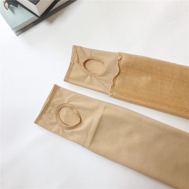 高个子加长版打底裤冬季加绒加厚特厚一体连裤袜光腿神器踩脚裤