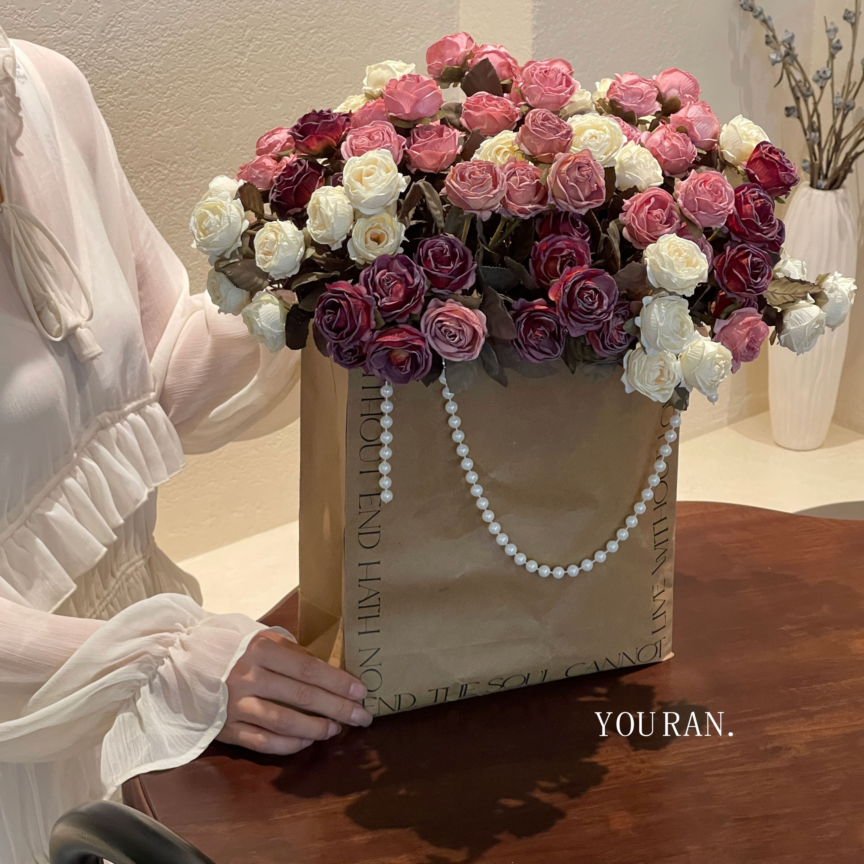 绿植装饰花艺摆件客厅餐桌烤边