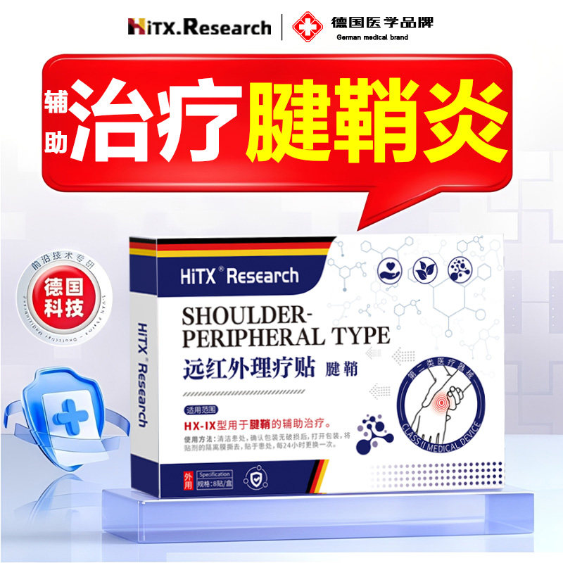 腱鞘炎止疼膏热敷护腕手腕贴疼痛贴膏囊肿特效大拇指手指止痛凝胶