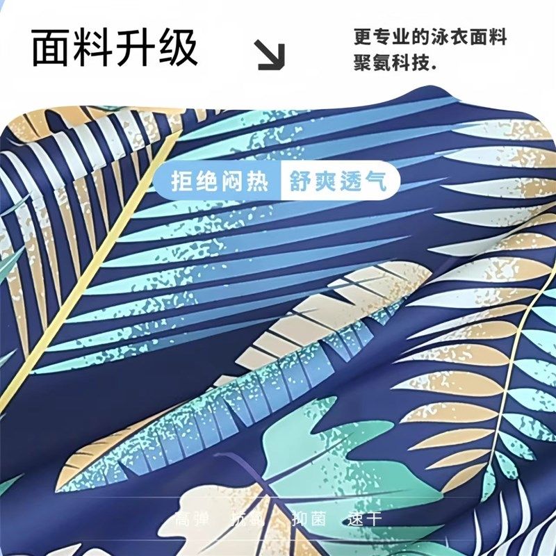 泳衣女款中老年保守妈q妈泳衣连体遮肚显瘦经典款大码泡温泉游泳