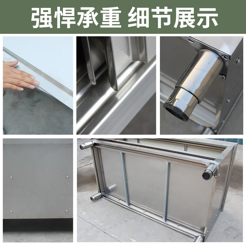 不锈钢工作台厨j房操作台面储物柜切菜桌子带拉门案板商用烘焙,家装主材,商用厨房操作台/工作台,淘宝优惠券,粉丝福利购,淘宝优惠卷