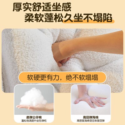 人类狗窝懒人沙发可躺可睡u榻榻米床单人卧室小沙发床边靠背窝窝