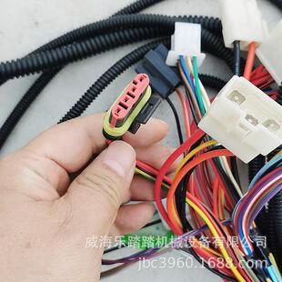 电动四轮车整车大线餐车观光车改装车底盘线束线路总成交流电机用
