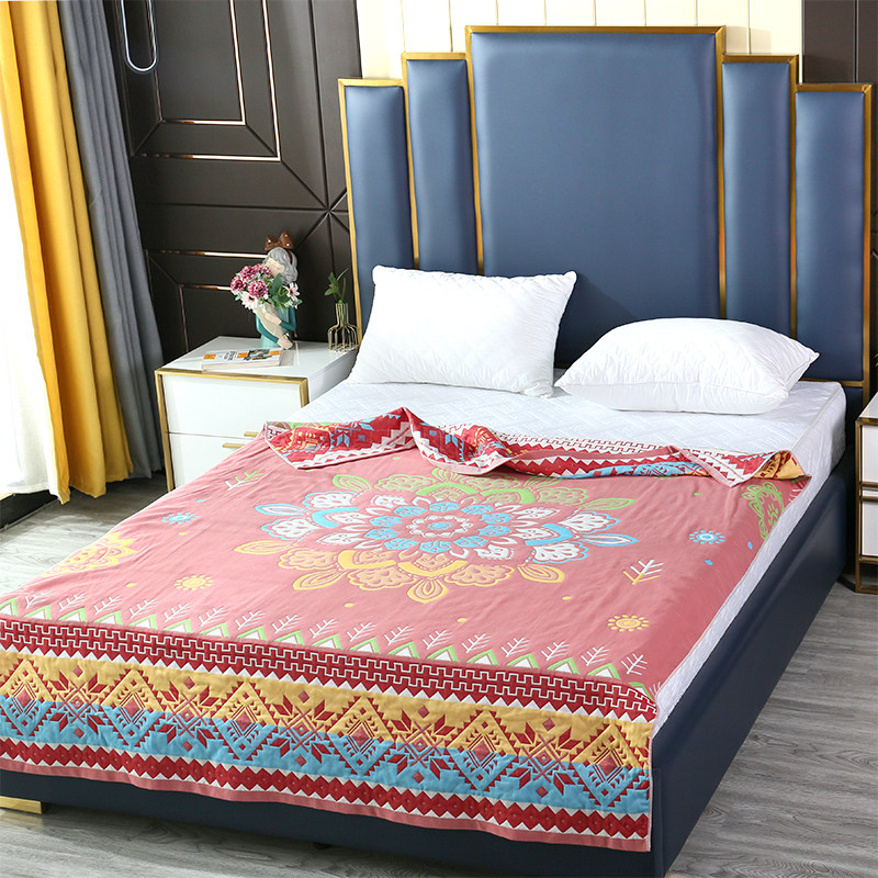 纱布盖毯柔软亲肤毛巾被夏季薄款单人双人铺盖全棉Z午休用毯子,床上用品,休闲毯/毛毯/绒毯,淘宝优惠券,粉丝福利购,淘宝优惠卷