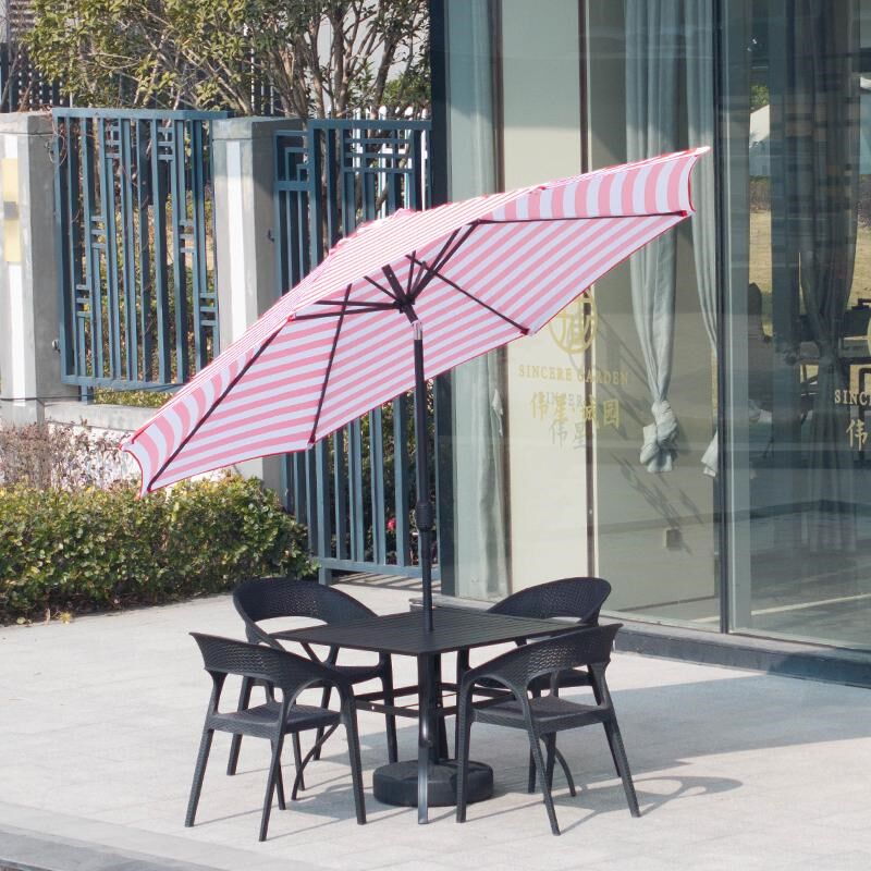 蓝白条中柱伞户外遮阳伞沙滩中柱伞室外咖啡店外摆大型Y休闲条纹,住宅家具,中柱伞,淘宝优惠券,粉丝福利购,淘宝优惠卷