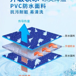 宠物冰垫狗狗夏天睡垫猫狗垫子睡觉用防撕咬T凉席地垫夏季 新款 降