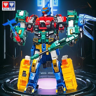 量子战队玩具五合体超战神变形机器人机甲金刚恐龙儿童男孩5男童6