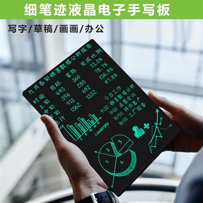 全面屏细笔迹液晶手写板磁吸护眼写字白I板学生办公草稿本电子手