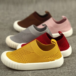 春秋儿童网鞋透气网面男童女童鞋中小童板鞋休闲软底婴儿鞋小白鞋