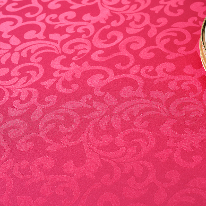 台布饭店餐厅圆桌桌布欧式餐桌布布艺包厢长方形桌布