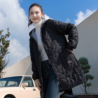 加绒加厚罩衣女新款防水防油工作服外套大人上班专用秋冬干活穿的