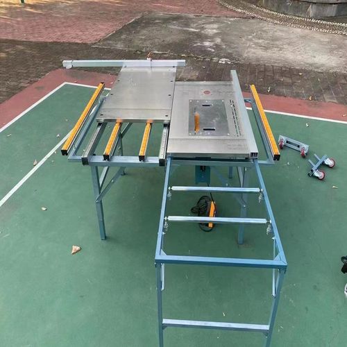 亮匠锯台专用多功能折叠搬动一体机一键微调小型精密无尘子母锯