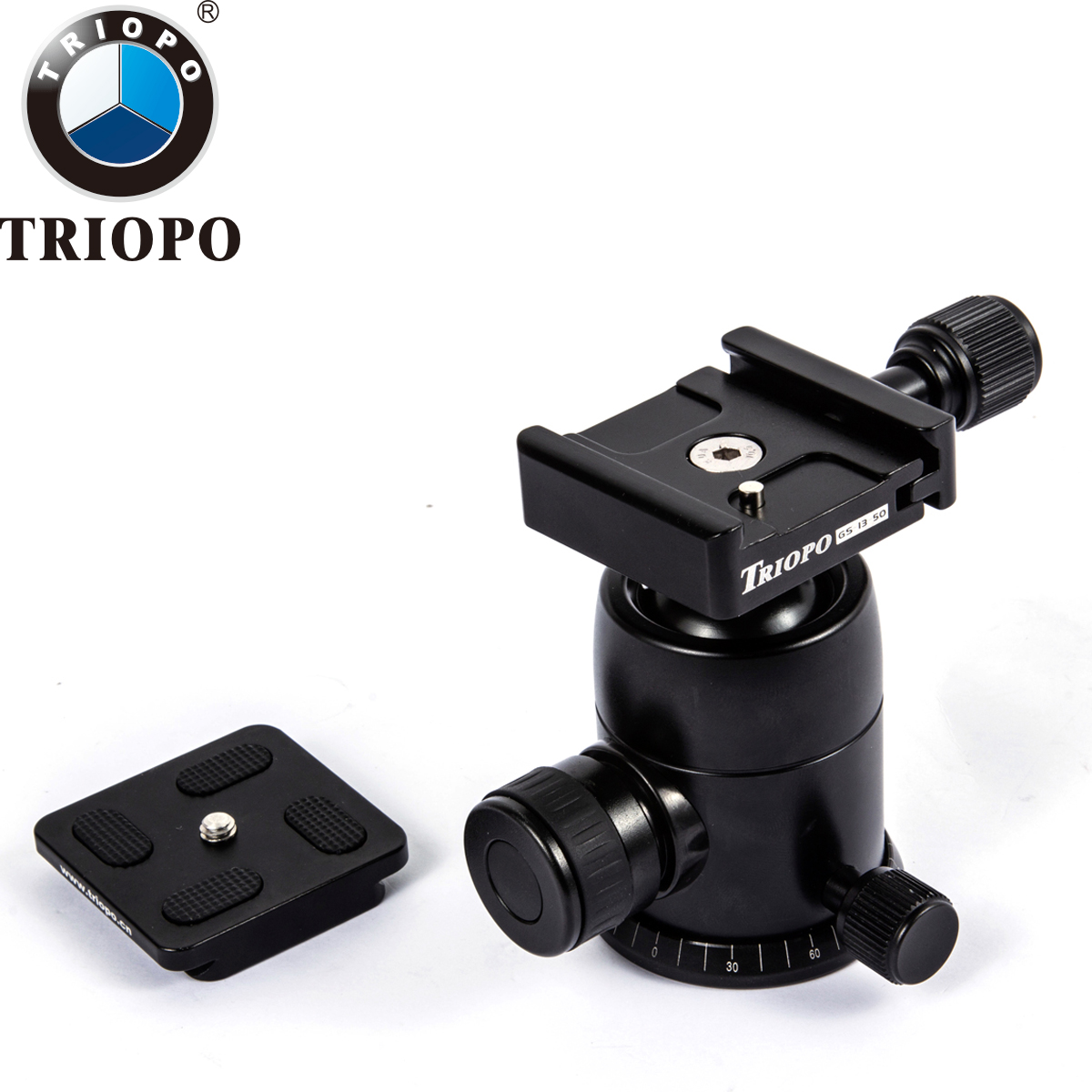 TRIOPO/捷宝三脚架云台专用B-2快装板KB-5050适用KK摄影配件